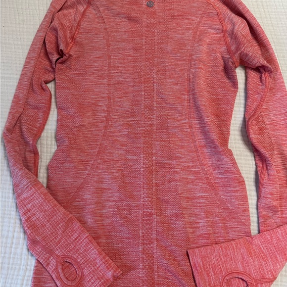 Lululemon Vibrant Red Swiftly Long Sleeve Top - Picture 3 of 3